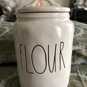 Rae Dunn Large Letter FLOUR Canister